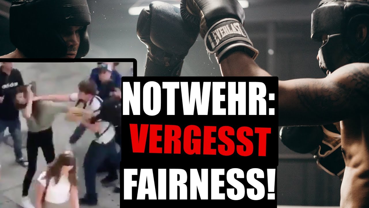 KÄMPFE UNFAIR! Wir müssen LERNEN unfaire Techniken bei Notwehr einzusetzen-und warum das schwerfällt