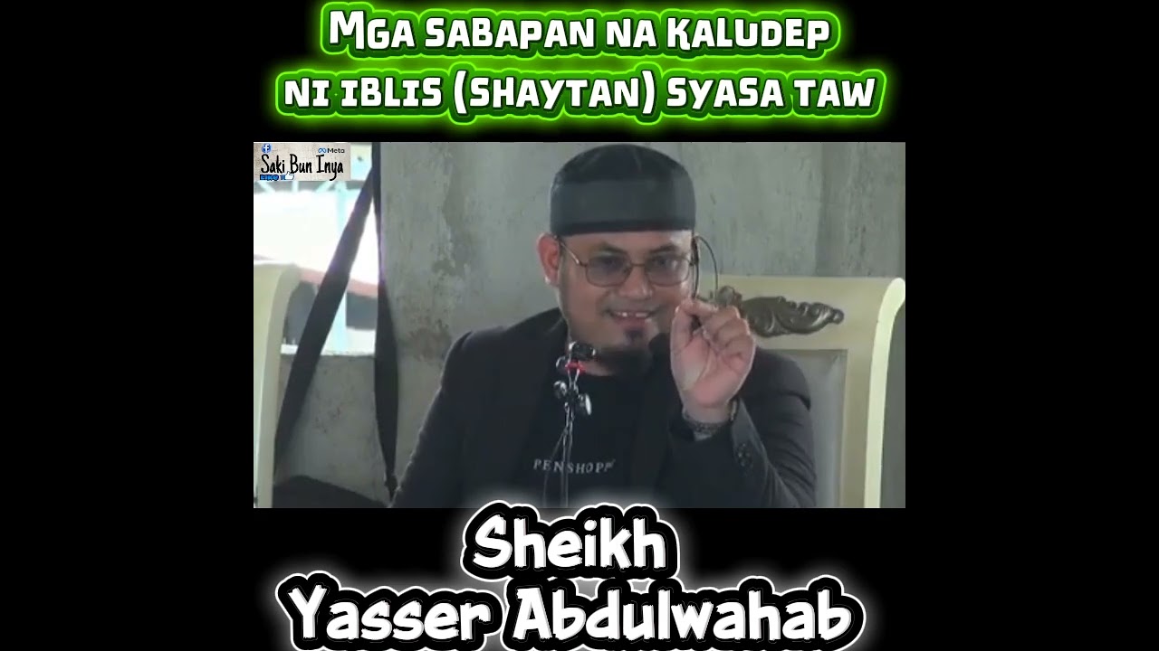 Sabapan na kaludep ni iblis (shaytan) sa taw