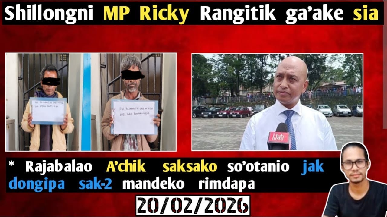 Shillongni MP  Ricky AJ Syngkon  ga.ake sia.