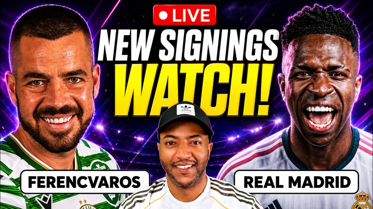 FERENCV&Aacute;ROS vs REAL MADRID WATCH ALONG | Full Match Reaction | CLUB FRIENDLY