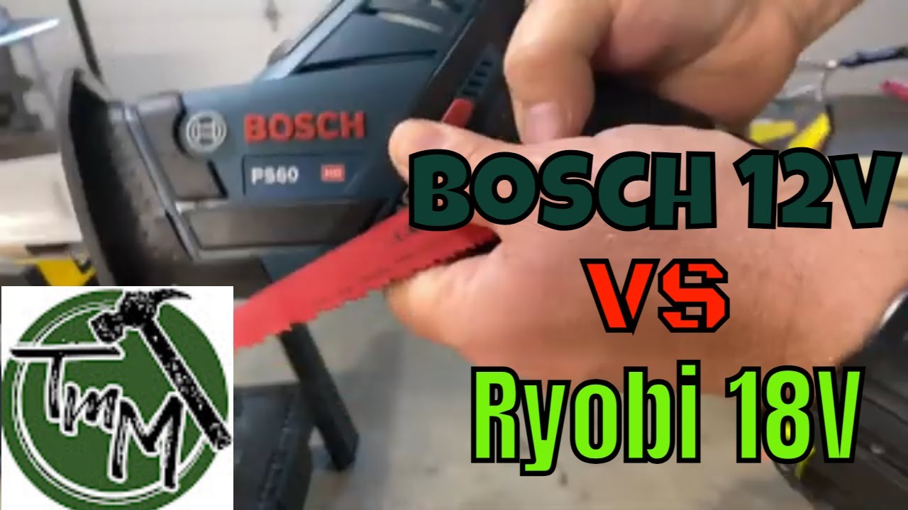 Сабельная пила Bosch 12 В против Ryobi 18 В: какая из них подходит именно вам