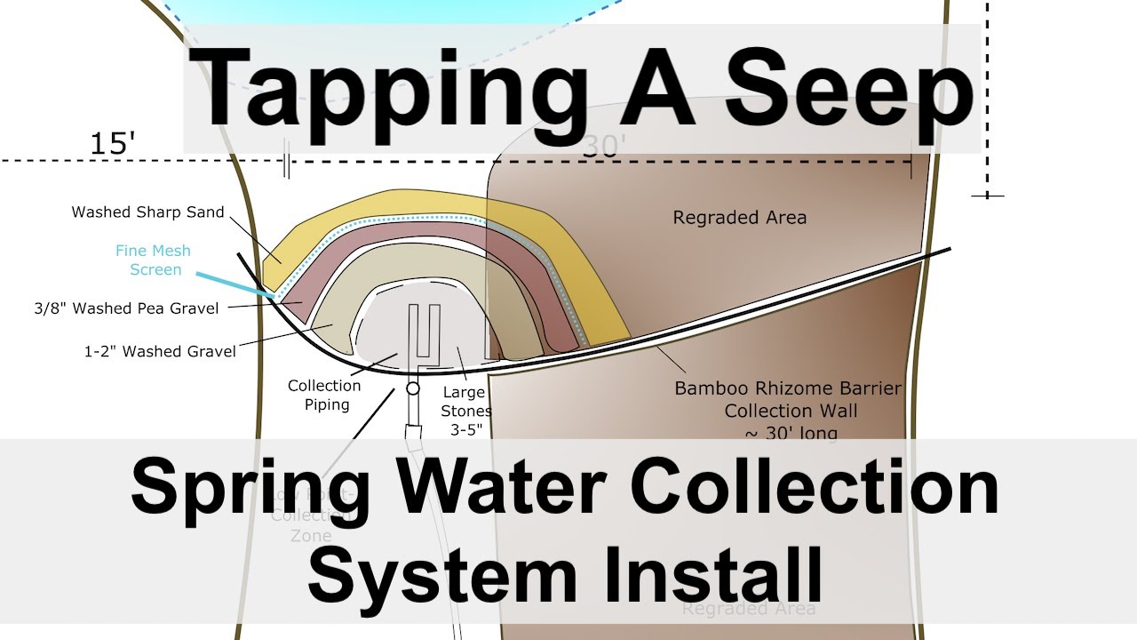 Tapping A Seep - Spring Water Collection System Install