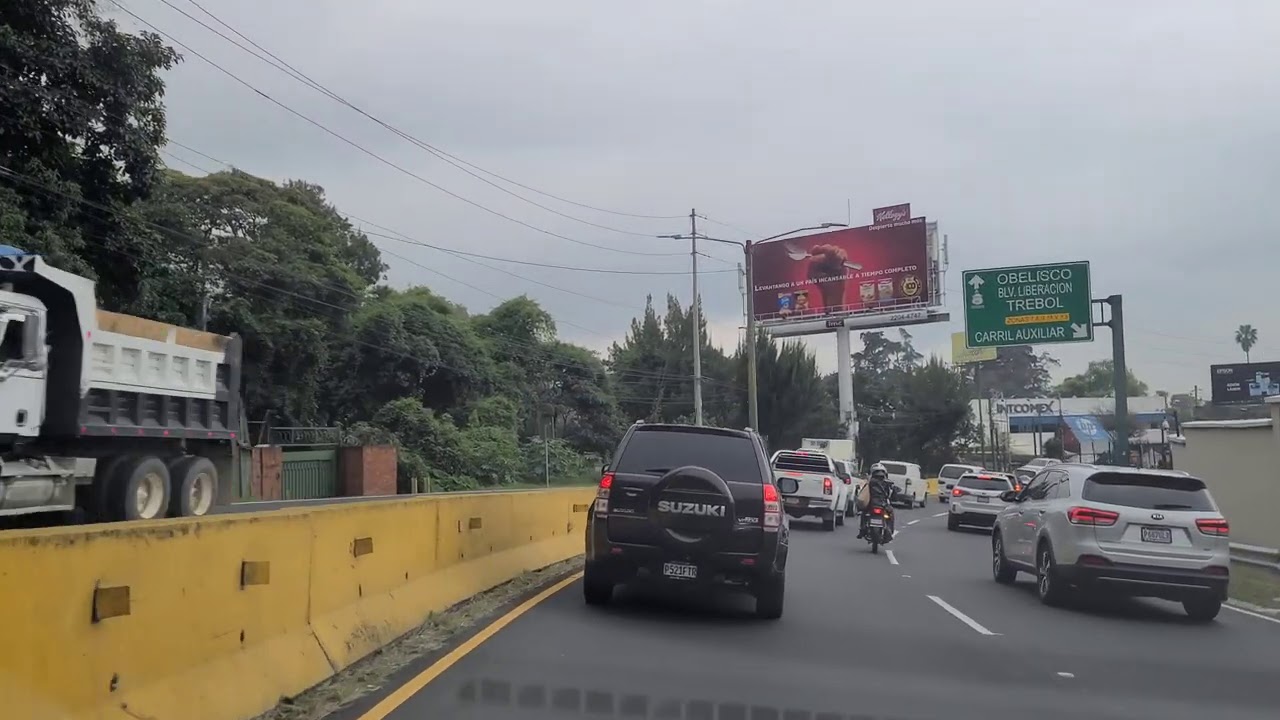 Recorrido en CA1, Blvd Los Próceres llegando a aeropuerto