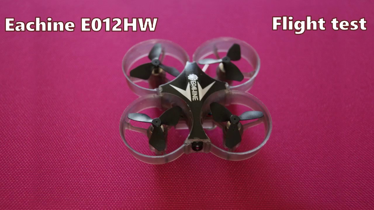 Eachine E012HW Mini WIFI FPV Quadcopter flight test  | Banggood
