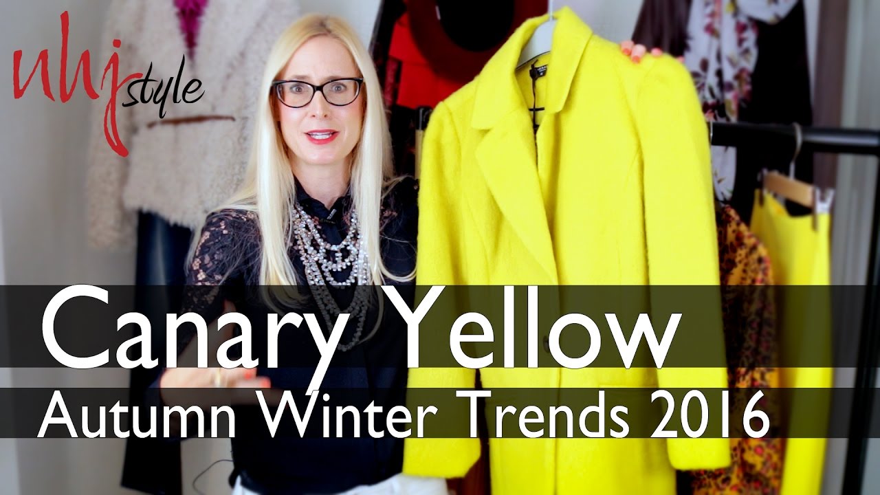 AW16 Fashion Trends: Canary Yellow