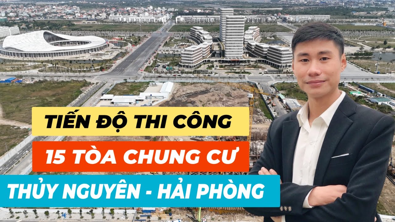 [ FLYCAM ] TIẾN ĐỘ THI CÔNG 15 TÒA CHUNG CƯ | THỦY NGUYÊN TP HẢI PHÒNG