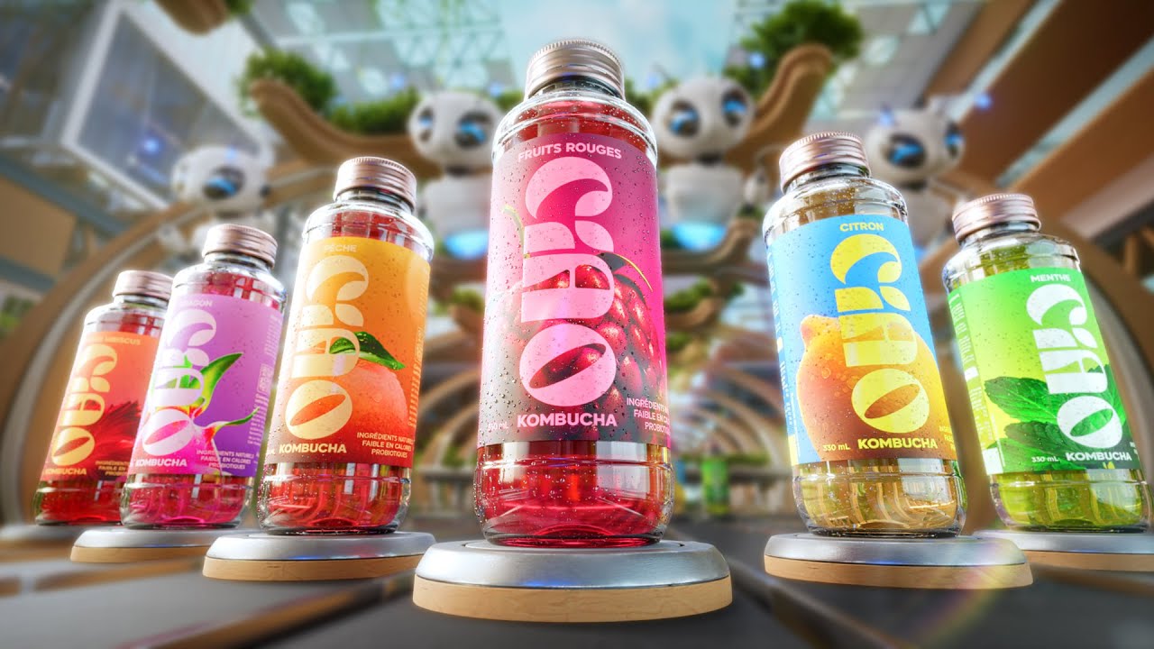 Squeezie présente Ciao Kombucha : une alternative aux sodas !