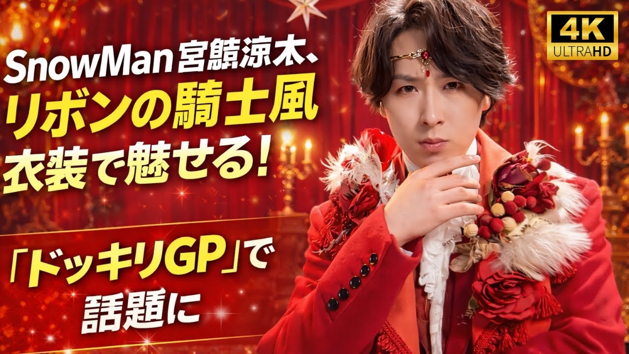 SnowMan宮舘涼太が話題沸騰｜リボンの騎士風衣装が美しすぎる「ドッキリGP」#SnowMan #宮舘涼太 #ドッキリGP
