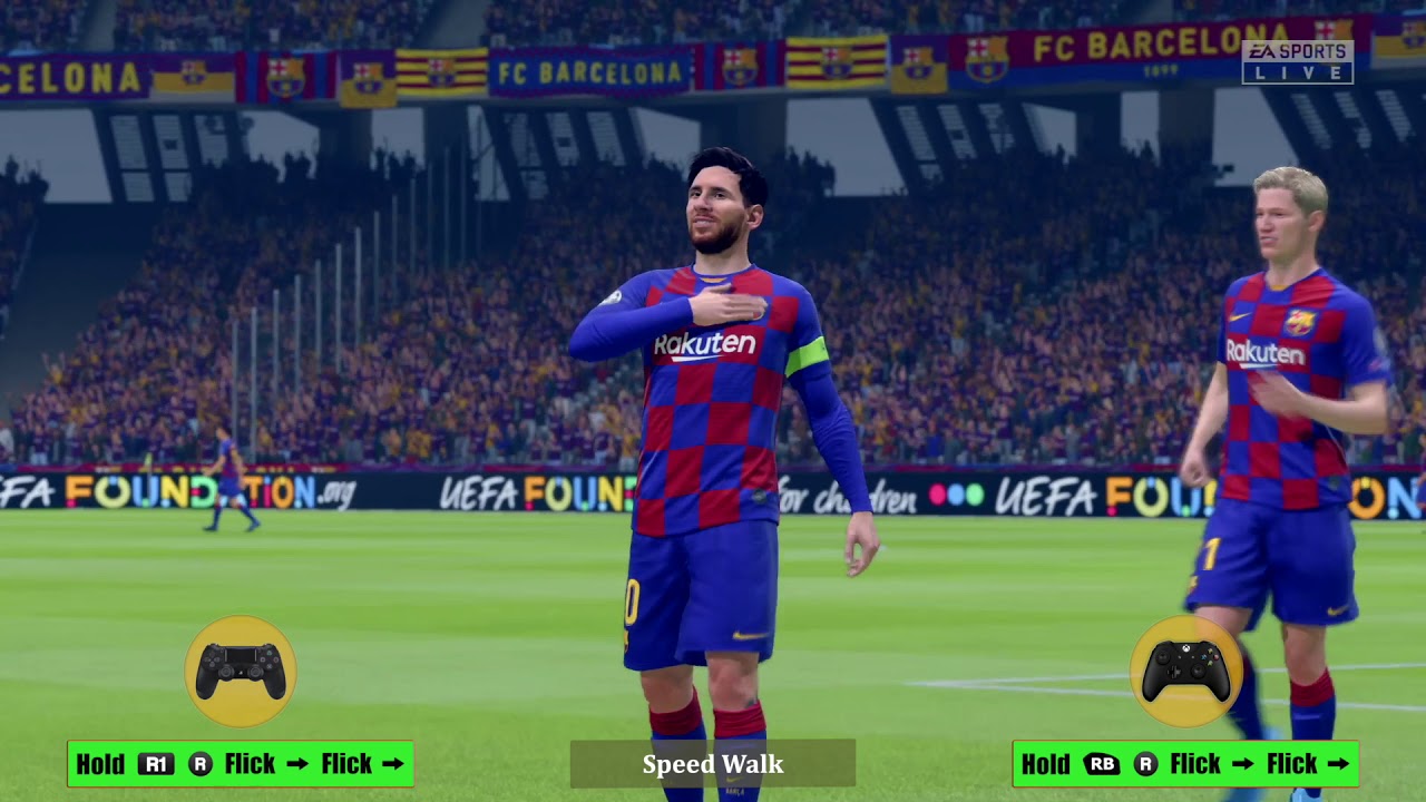 FIFA 20 CELEBRATION | Speed Walk | Finishing Move | PS4 & XBOX