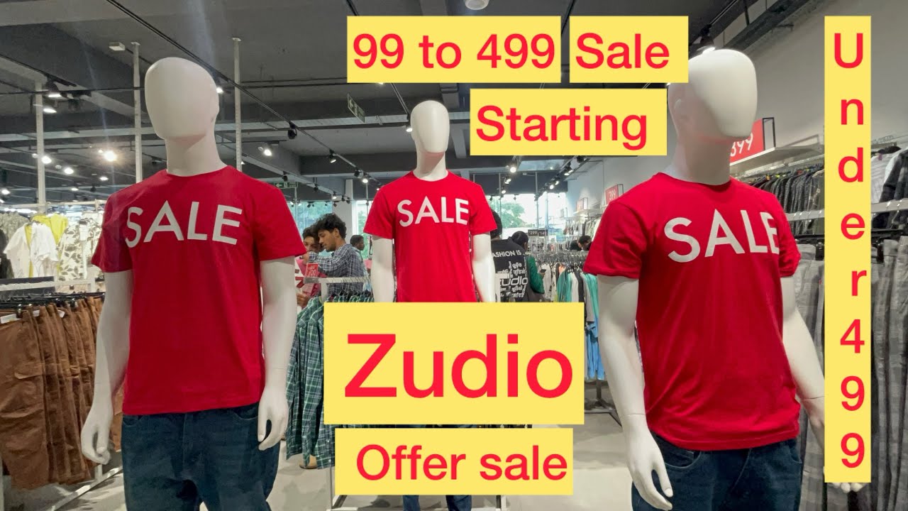 Zudio offer sale started | 99 to 499 only 