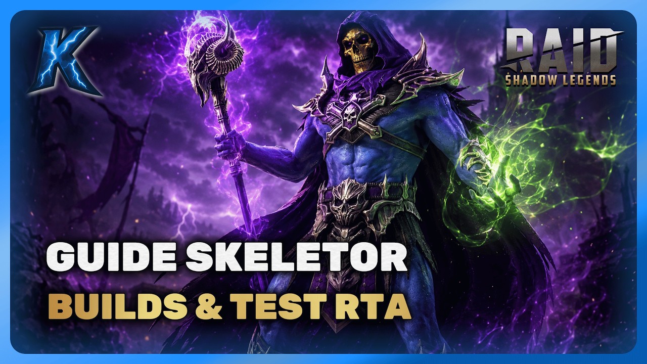 Guide SKELETOR - Pr&eacute;sentation du build et test en RTA | Raid: Shadow Legends