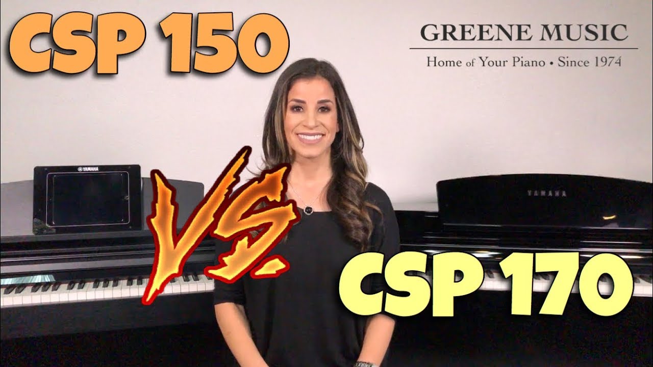 Yamaha CSP 150 vs CSP 170 + DEMO 中文字幕。