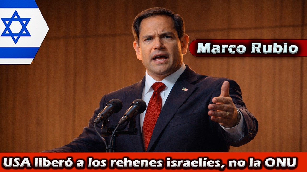 Marco Rubio: Estados Unidos liberó a los rehenes israelíes, no la ONU
