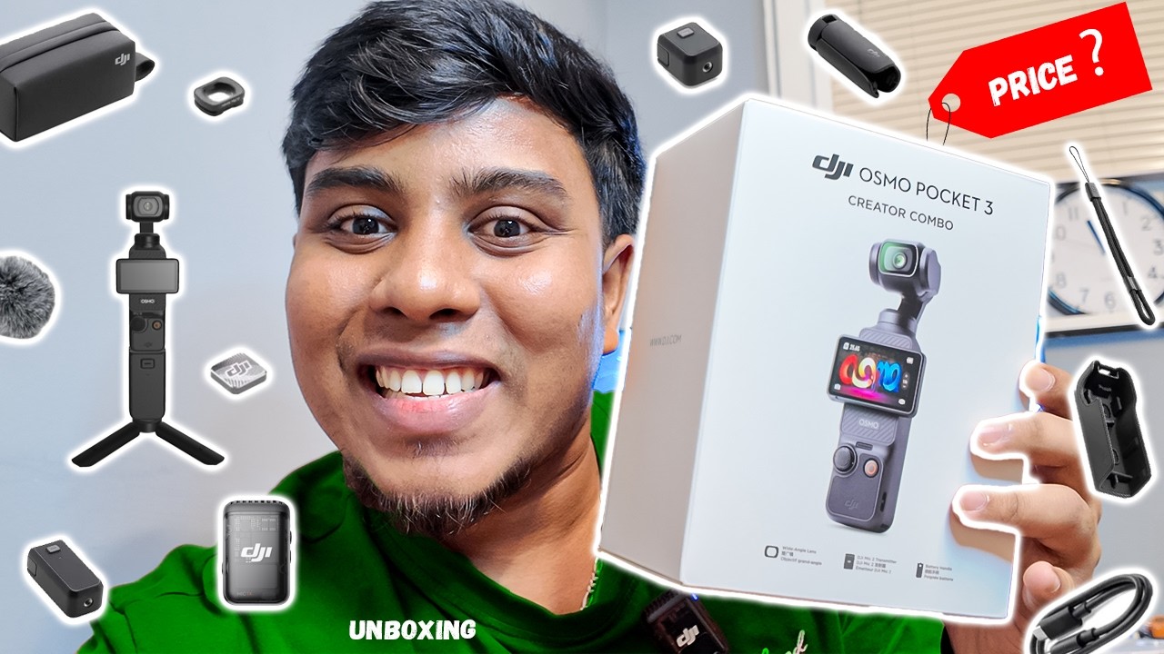 DJI osmo Pocket 3 [Creator Combo]📹 Unboxing | Ep - 03 | Ben's view | Tamil