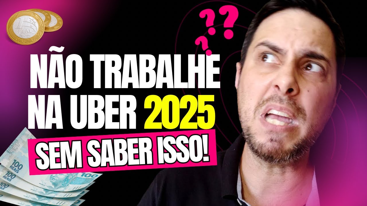 🔥A UBER VALE A PENA EM 2025 OU É PURA ILUSÃO?