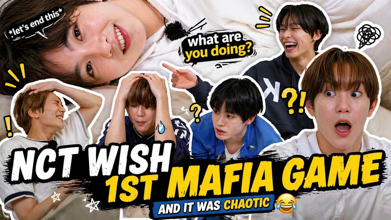 nct wish 1st mafia game and it was chaotic