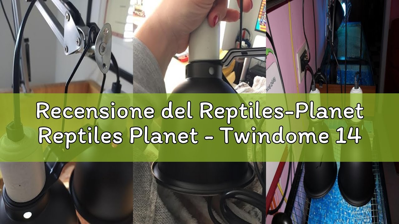 Recensione del Reptiles-Planet Reptiles Planet - Twindome 14 - Doppio Supporto per Lampadina da Appe