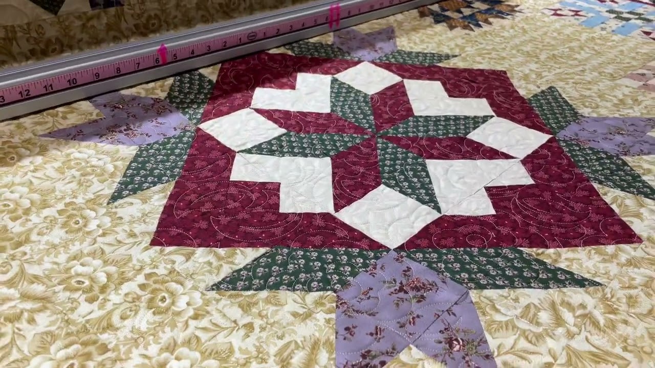 Kay’s “Patriots & Petticoats” BOM quilt