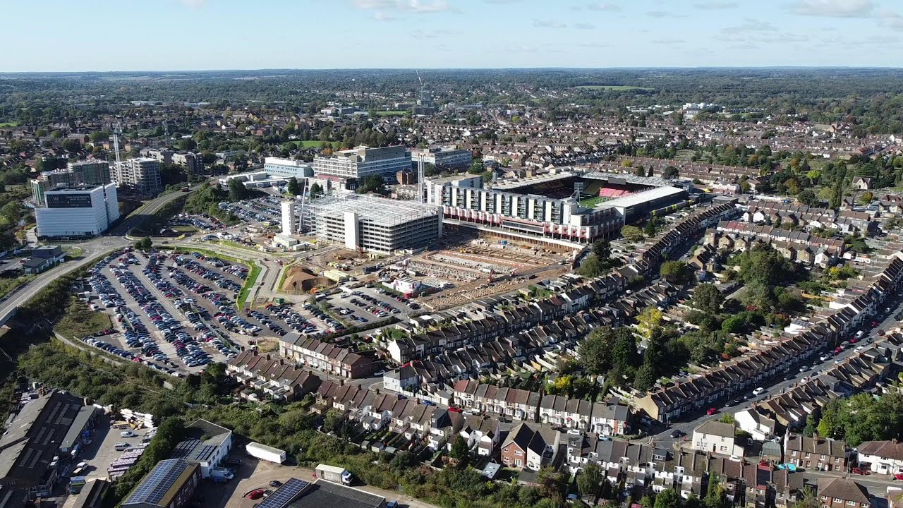 Watford drone footage