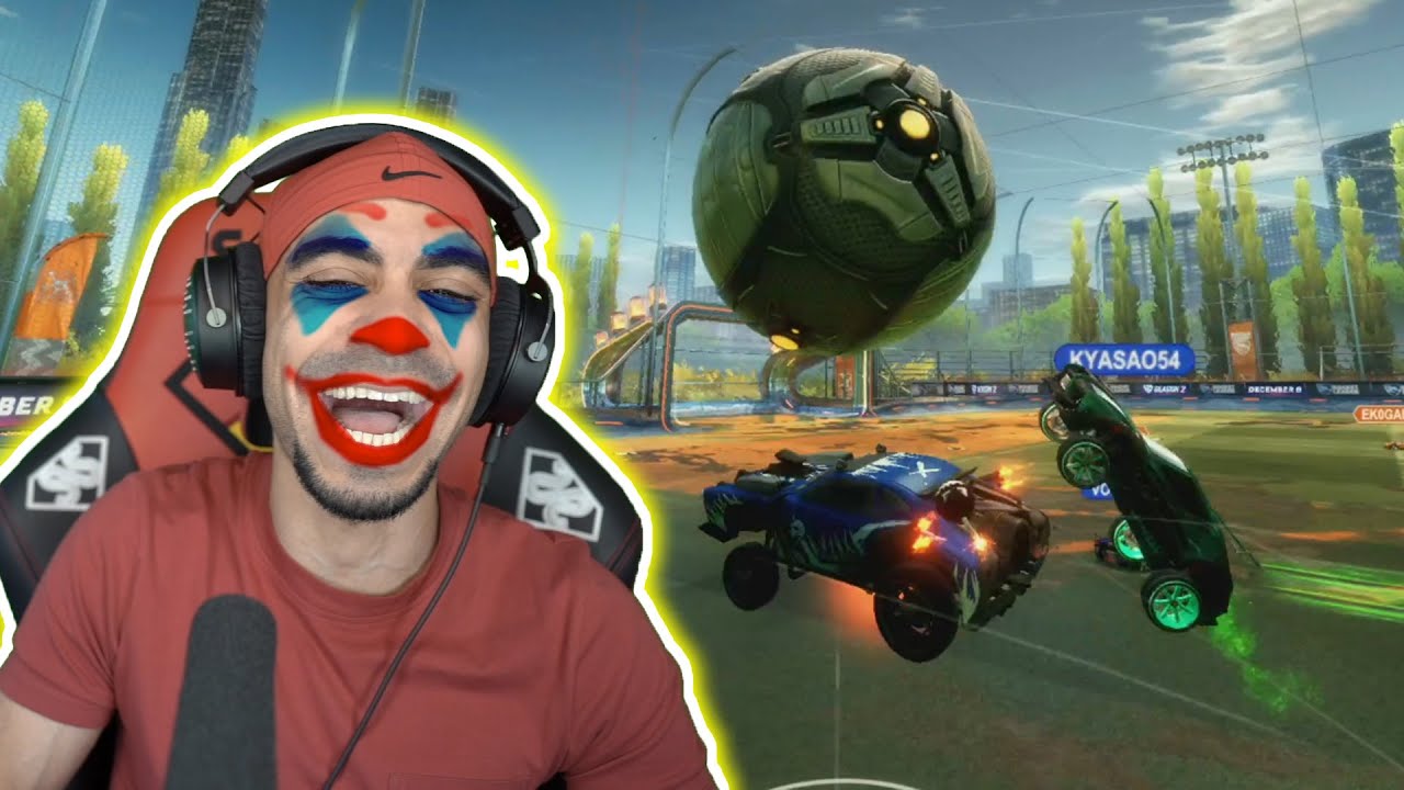 طقطقت على الناس في روكيت ليق Rocket League !!