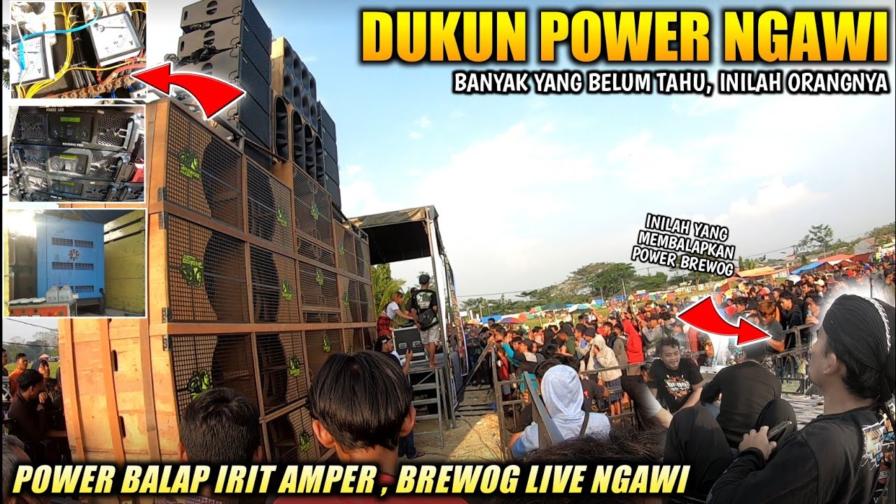 BREWOG AUDIO LIVE NGAWI!! SUPER HOREG SUARA NGERI - BAWA 15 SUBWOOFER, Ternyata Bukan Sound Youtube