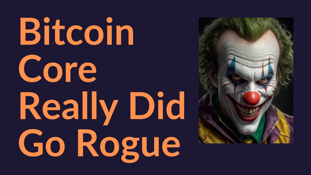 Bitcoin Core действительно вышел из-под контроля.