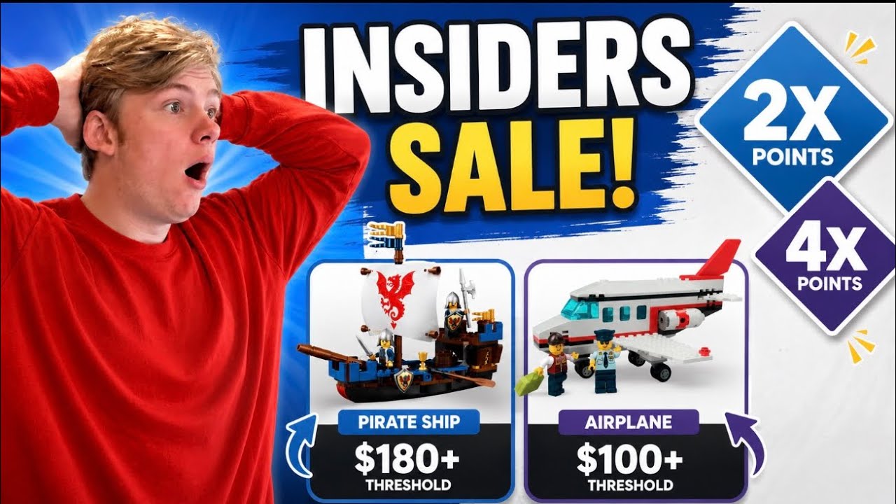 LEGO Insiders Weekend 2026 CONFIRMED! HUGE Deals, FREE Sets & 4X Points!