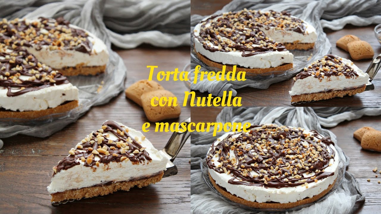Torta fredda con Nutella e mascarpone