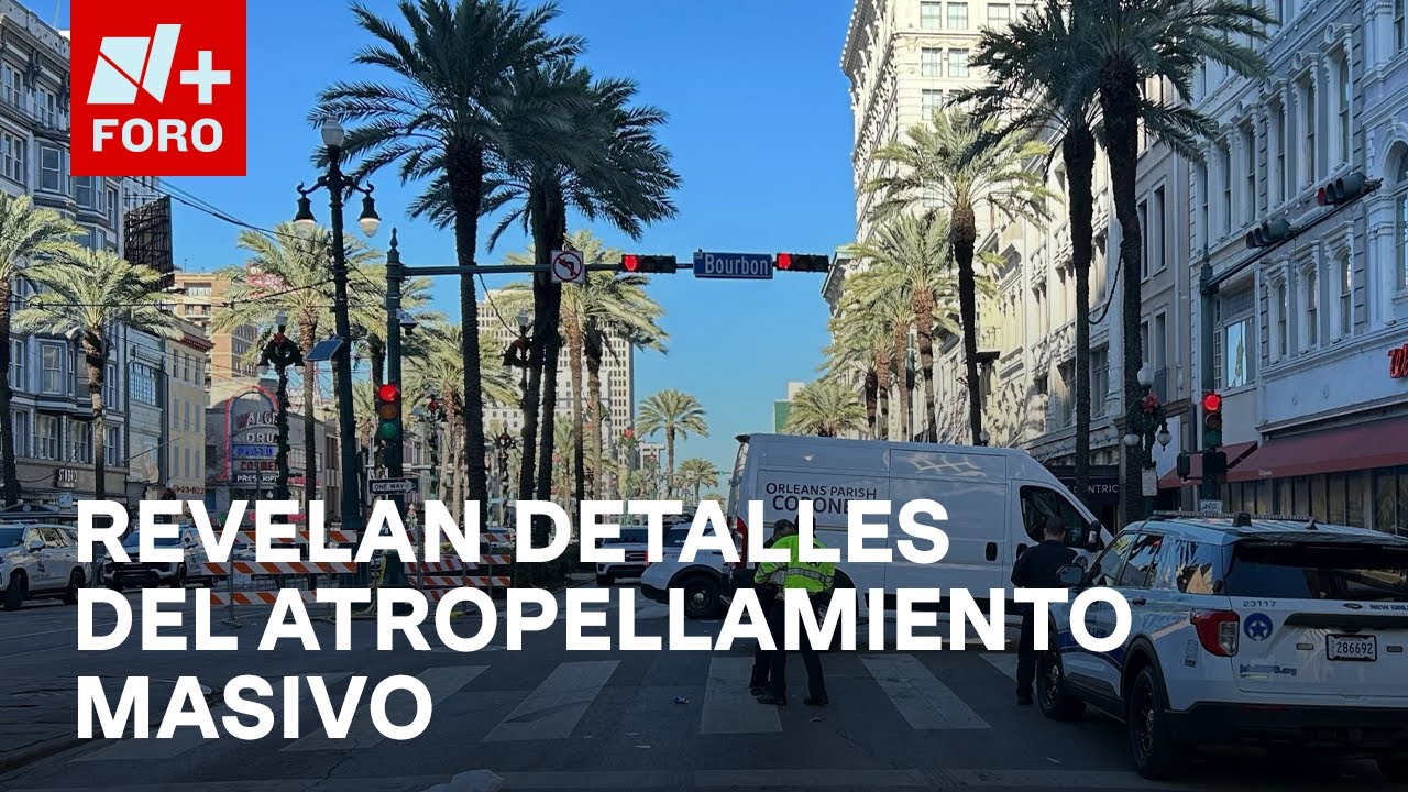 Autoridades de Nueva Orleans dan detalles sobre el responsable del atropello masivo  - Las Noticias