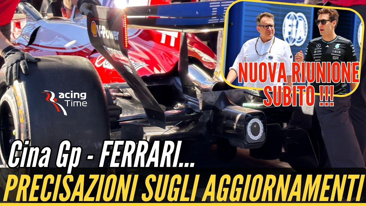 🔴FERRARI Alcune PRECISAZIONI sugli AGGIORNAMENTI in CINA - FIA e TEAM si INCOTRANO Cosa Bolle in...