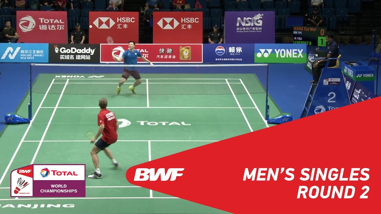 MS | WANG Tzu Wei (TPE) vs Brice LEVERDEZ (FRA) | BWF 2018