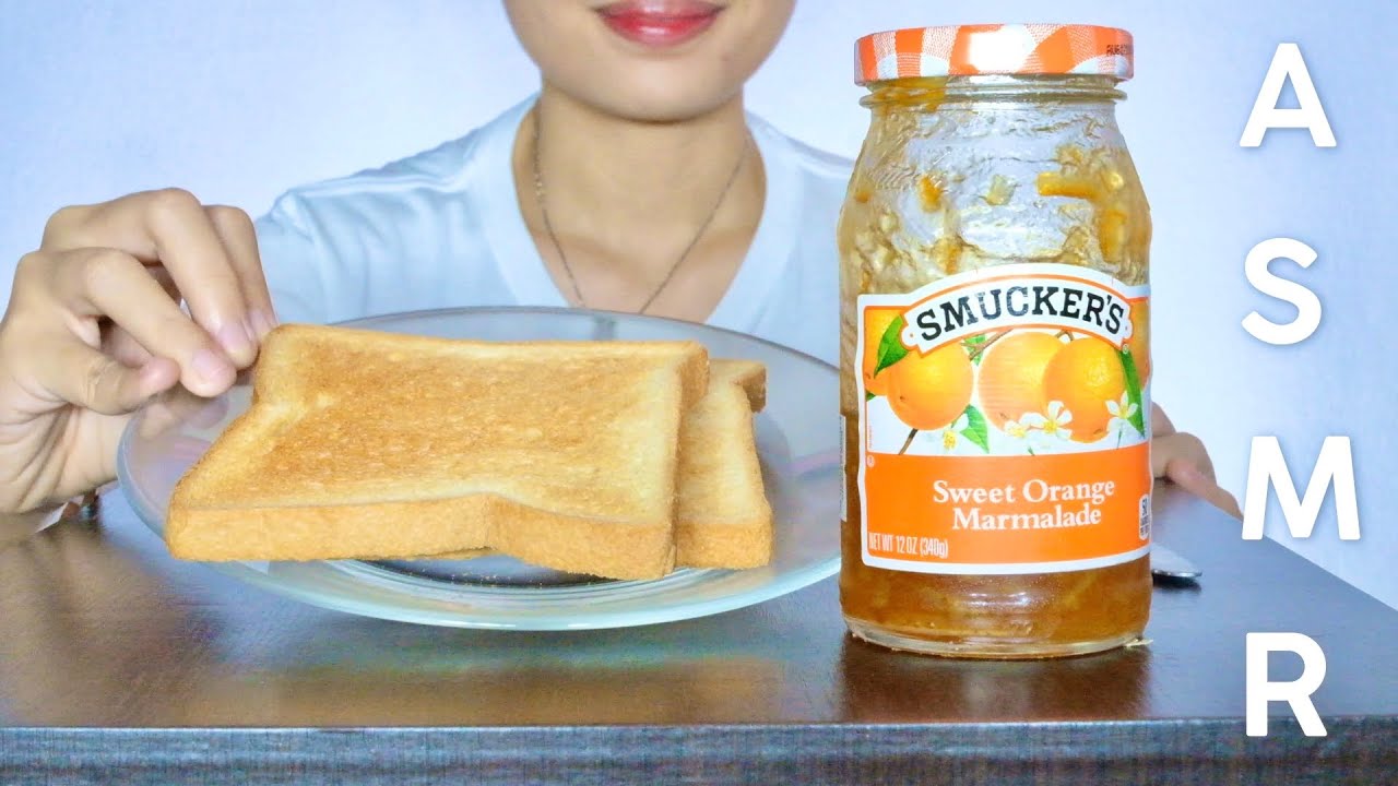 ASMR Toast and Marmalade | Eating Sounds | No Talking | Ynah ASMR