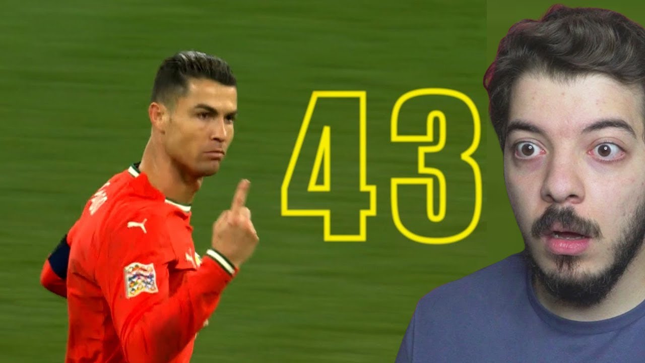 ردة فعلي على جميع أهداف كريستيانو رونالدو هذا الموسم ..( 43 هدف!😨)