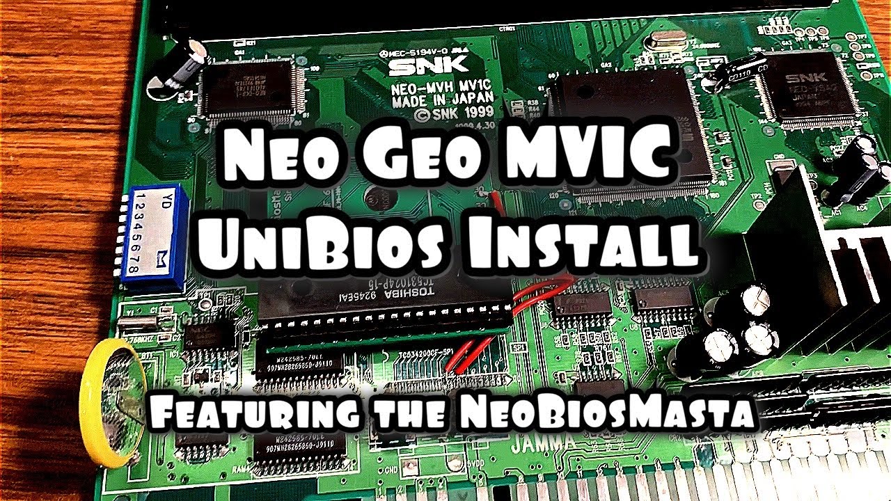 Hardest Neo Geo to Mod? Not Anymore. | Installing a Unibios on a MV1C using the NeoBiosMasta