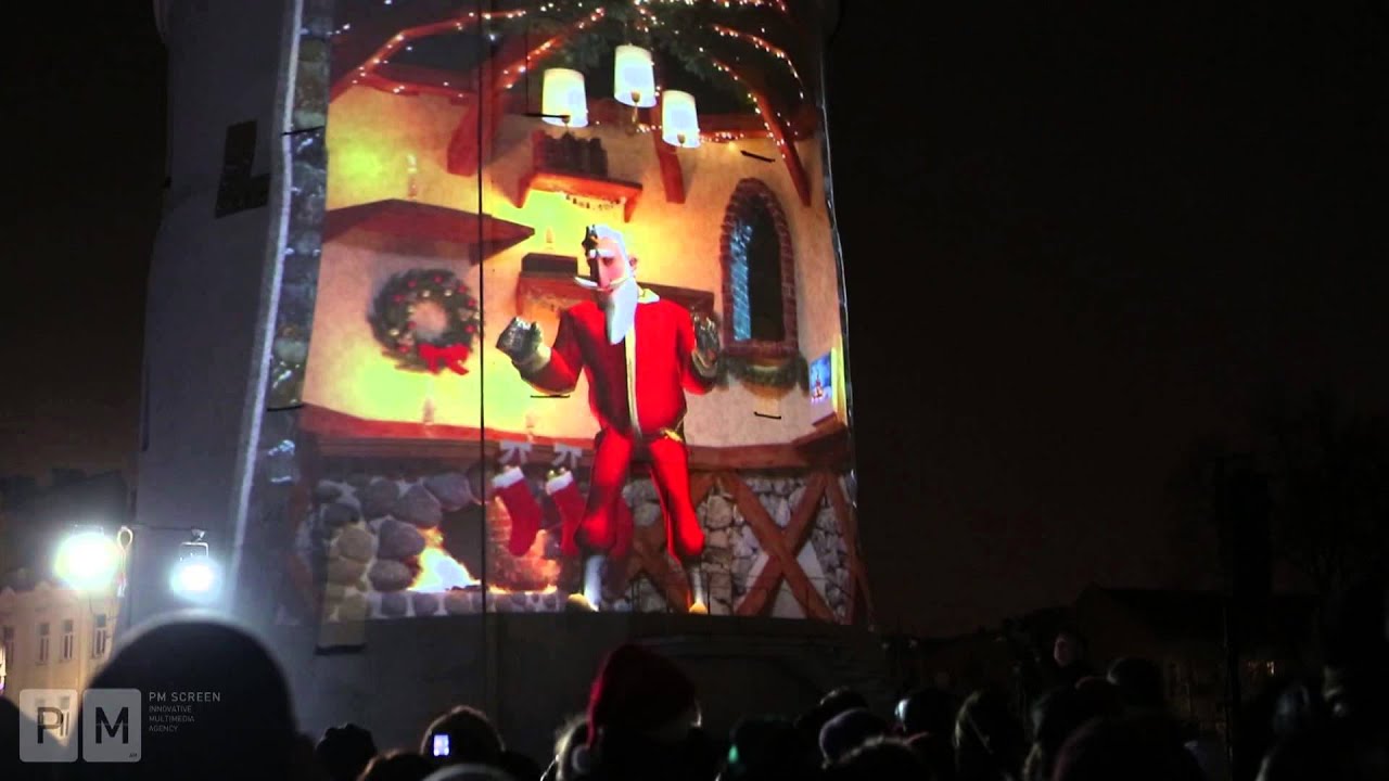 Mocap Santa Claus 3D projections - Long version