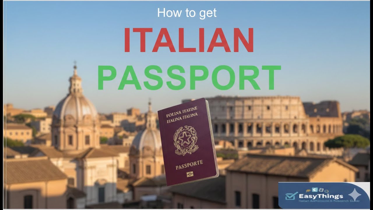 How to get Italian Citizenship & Passport: Step-by-Step Guide|From Student Visa to Italian Citizen