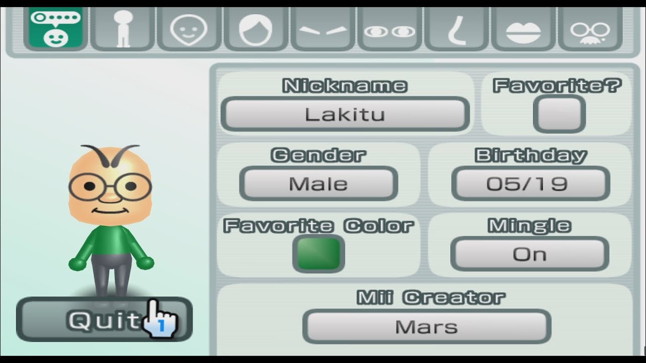 Lakitu - Super Mario - Mii 1655