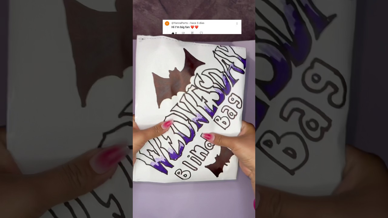 WEDNESDAY BLIND BAG #wednesday #merlina #blindbag #squishy #satisfying #diy #unboxing
