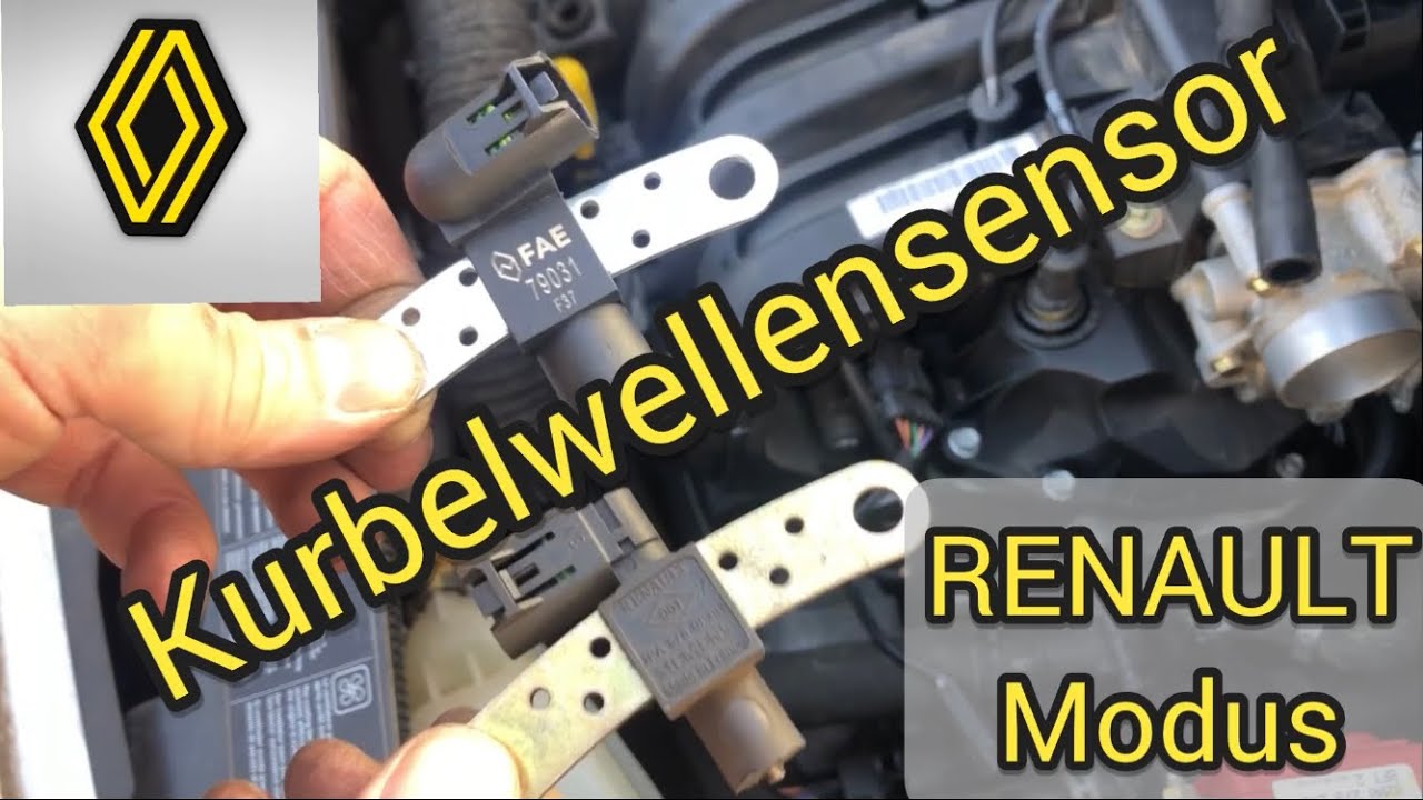Kurbelwellensensor tauschen Renault (Modus 1.2)  / Selber wechseln mit Meyle Ersatzteil