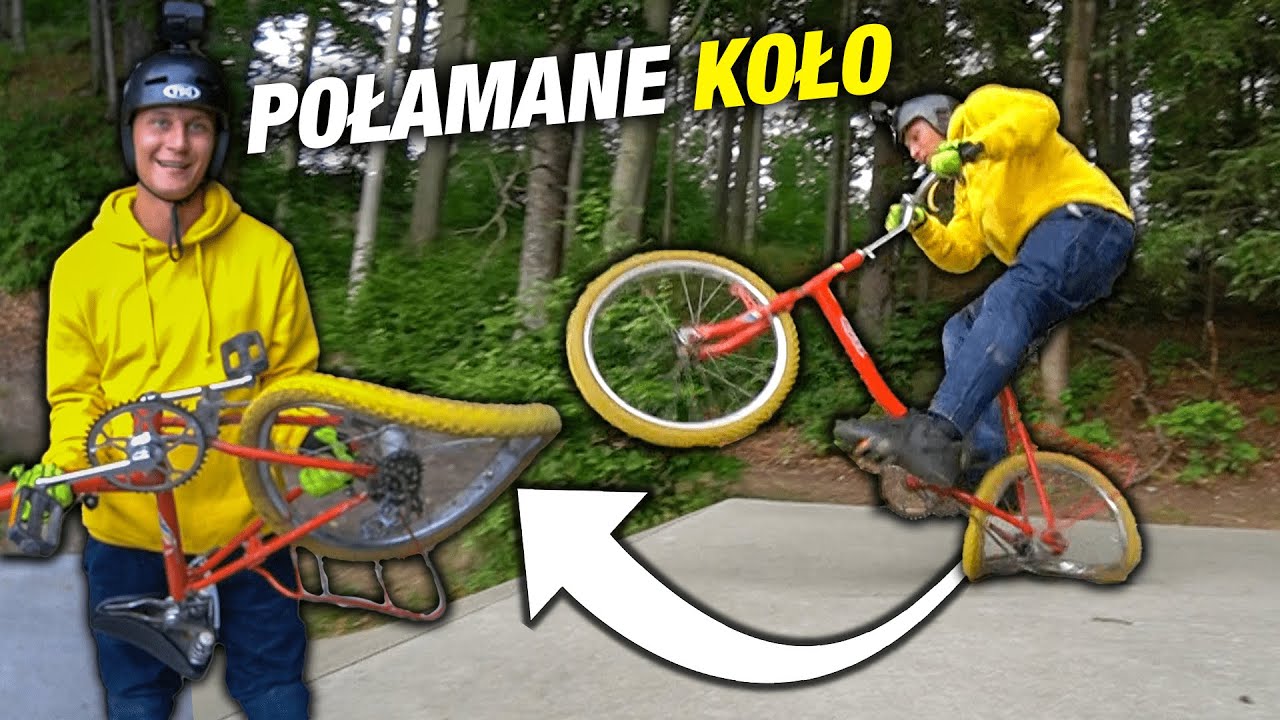 SKŁADAK NA SKATEPARKU 🤪 *NIE WYTRZYMAŁ* 🚴