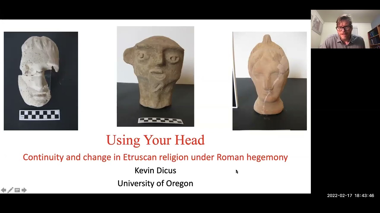 Dr Kevin Dicus: Continuity and change in Etruscan religion under Roman hegemony