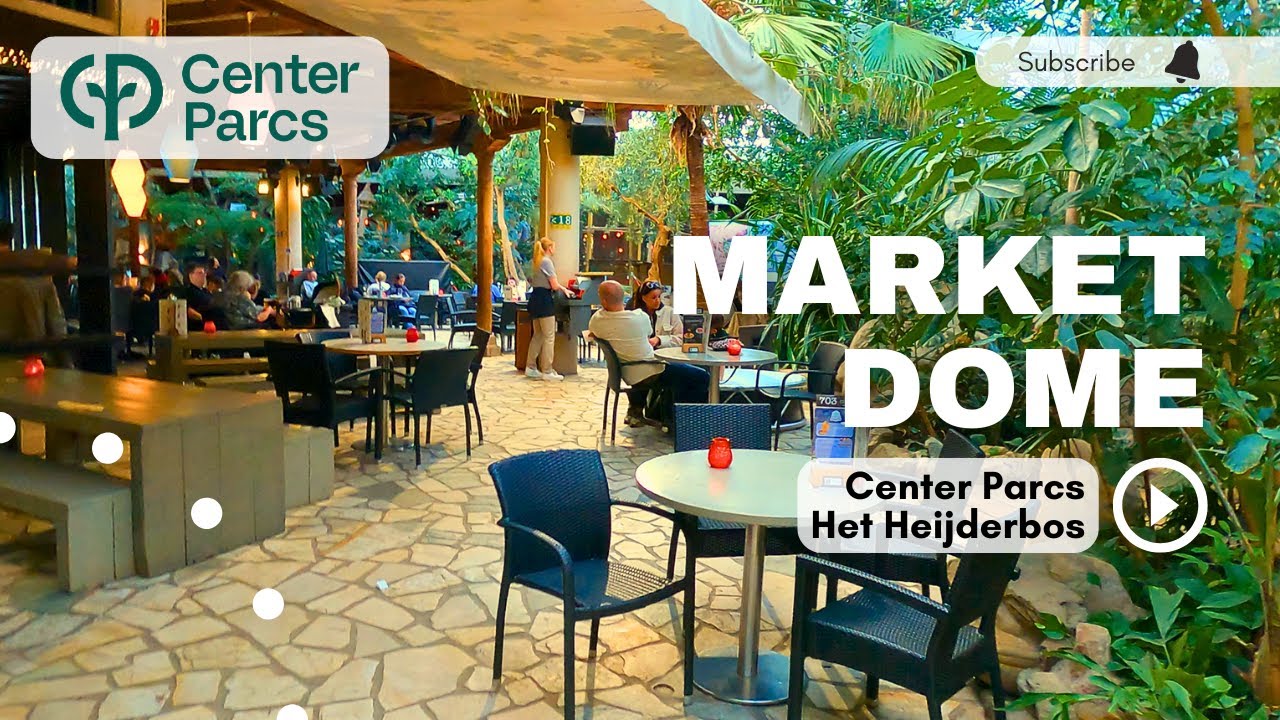 Rondleiding door de Market Dome van Center Parcs Het Heijderbos