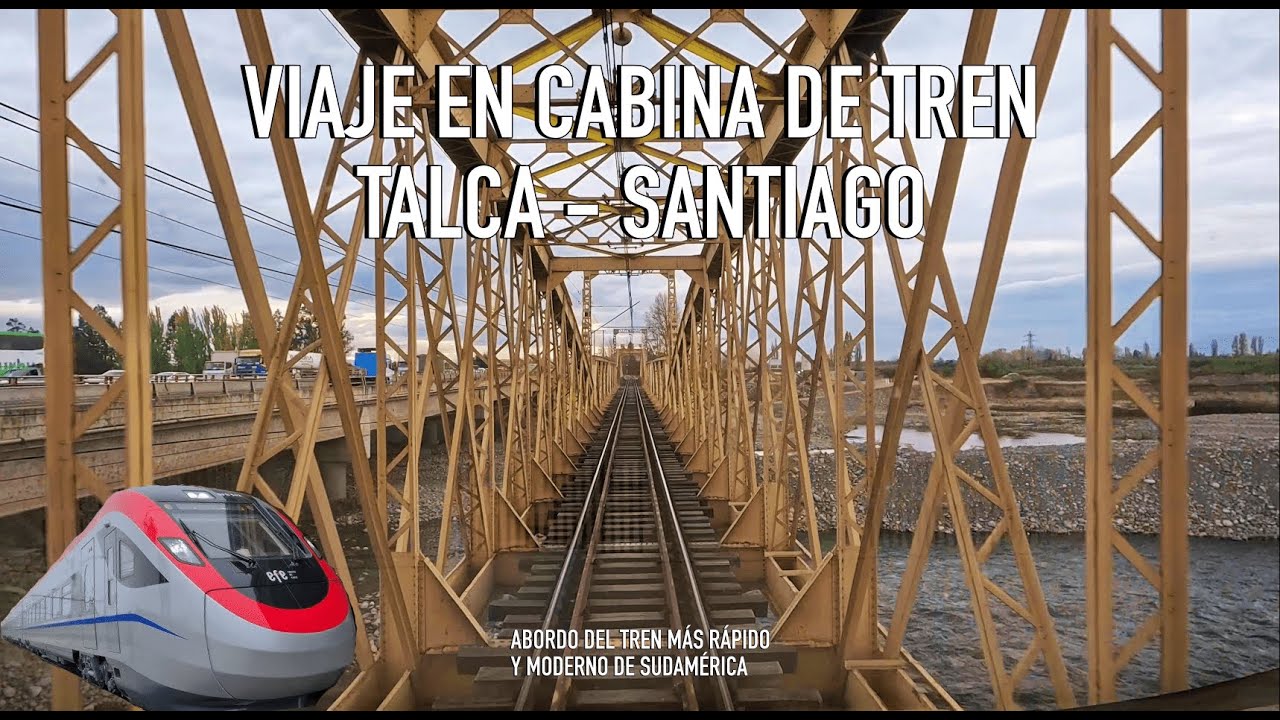 [Cab Ride] Viaje en cabina del tren más rápido de Sudamérica (Talca - Santiago). BMU SFB500