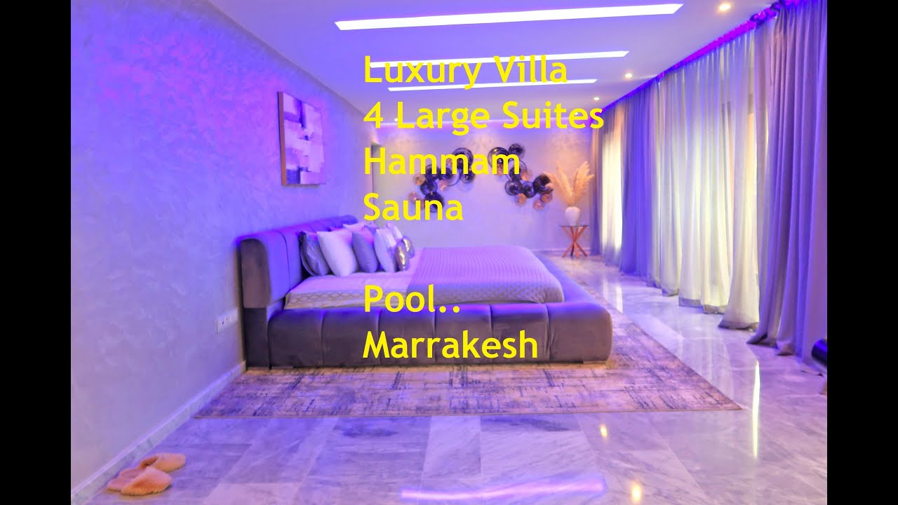 sale luxury villa in Marrakech, VNA ok, agance-immo-marrakech.com