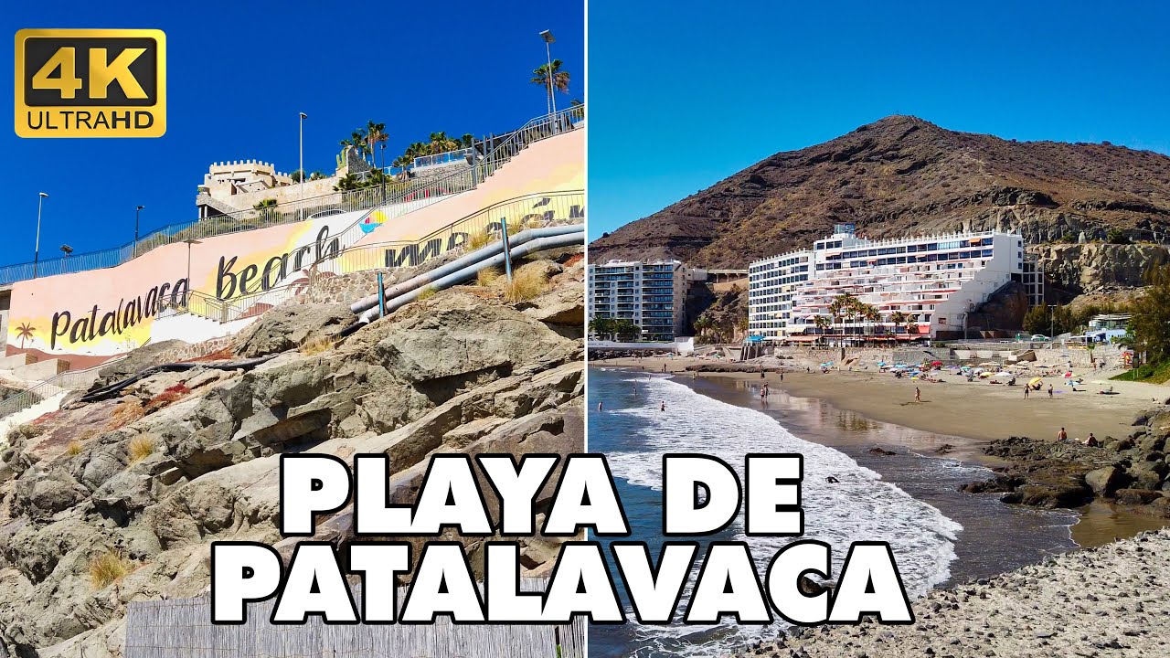 PLAYA DE PATALAVACA Gran Canaria Spain 🇪🇸 | A Secluded Haven near Anfi del Mar 🌴| [4K UHD]