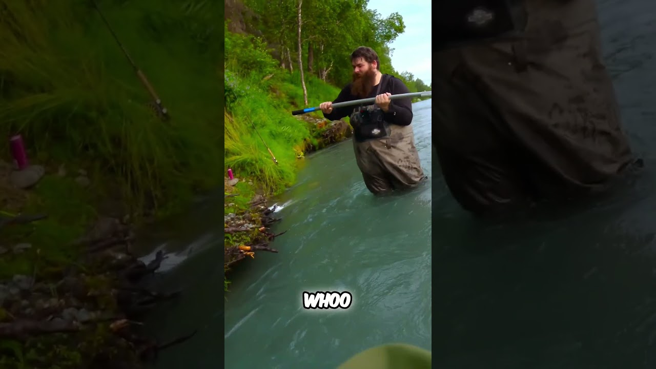 Gaint Alaska Salmon Epic Kenai River Catch! #fishalaska #fishing