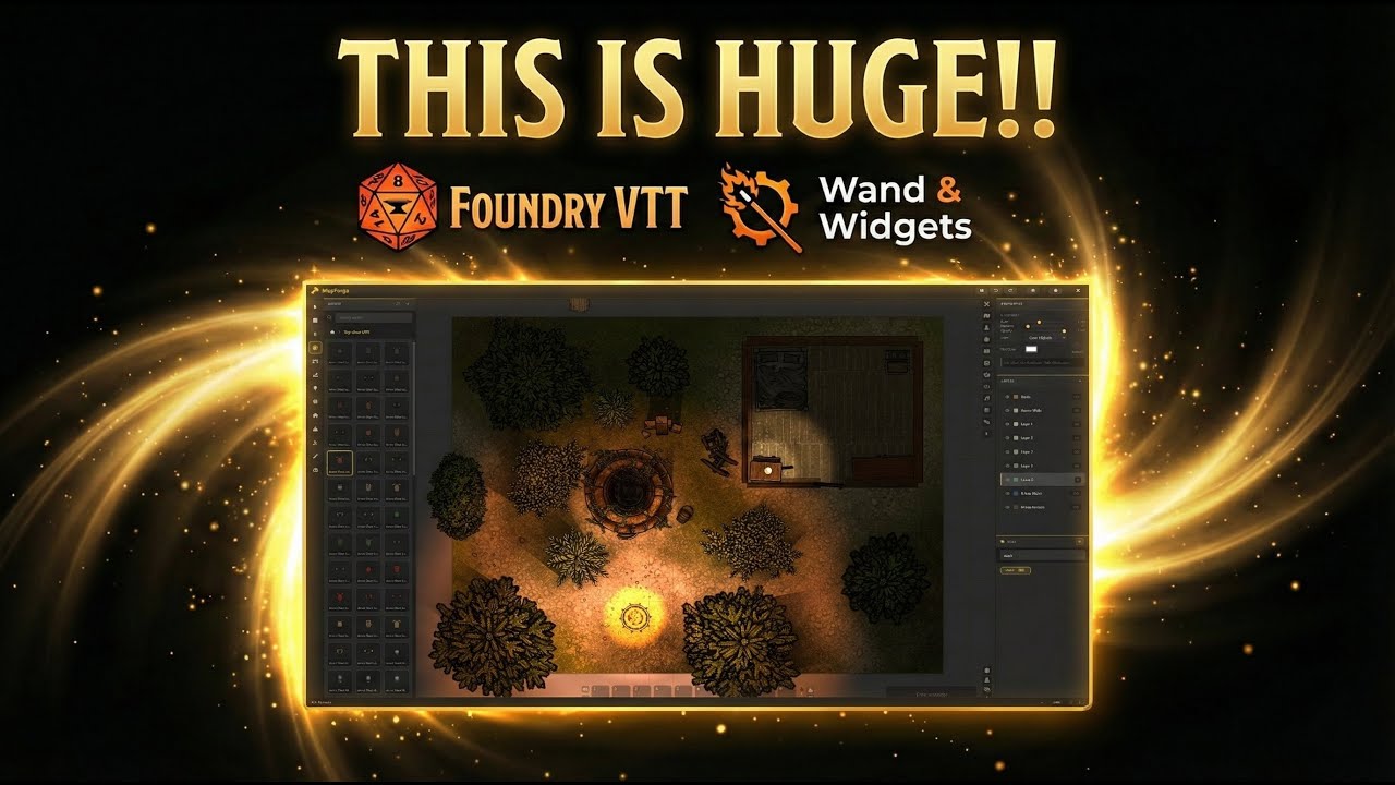 I Built a Battlemap Creator INSIDE Foundry VTT (MapForge Preview)