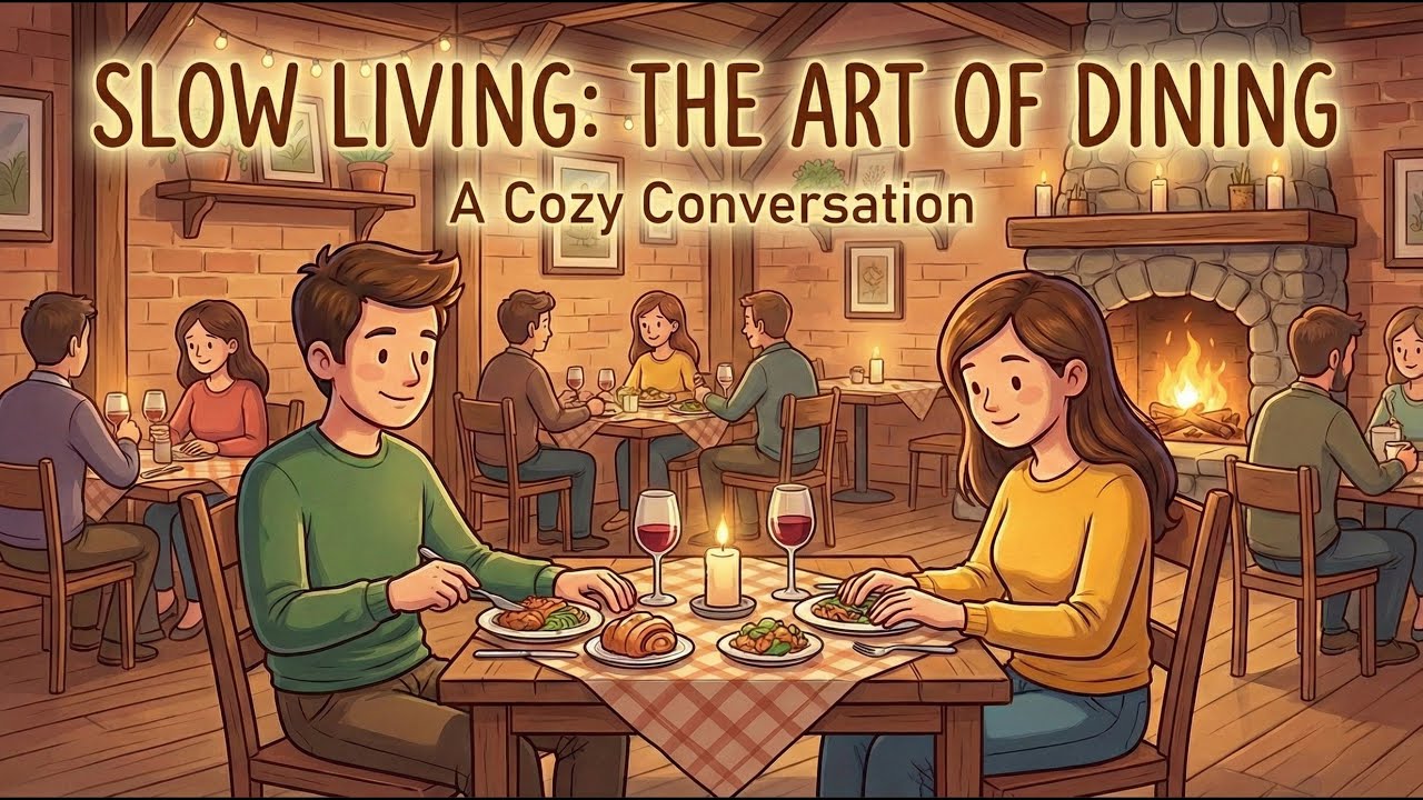 Slow English At the Restaurant: A Guide to Dining with Mike & Abby