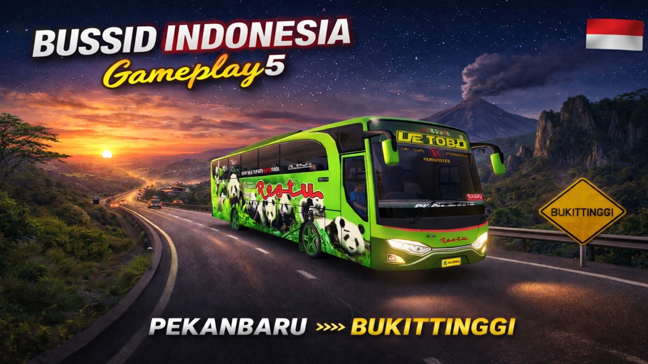 Starting My afternoon career in Bussid Indonesia #gameplay5 #bussimulatorindonesia