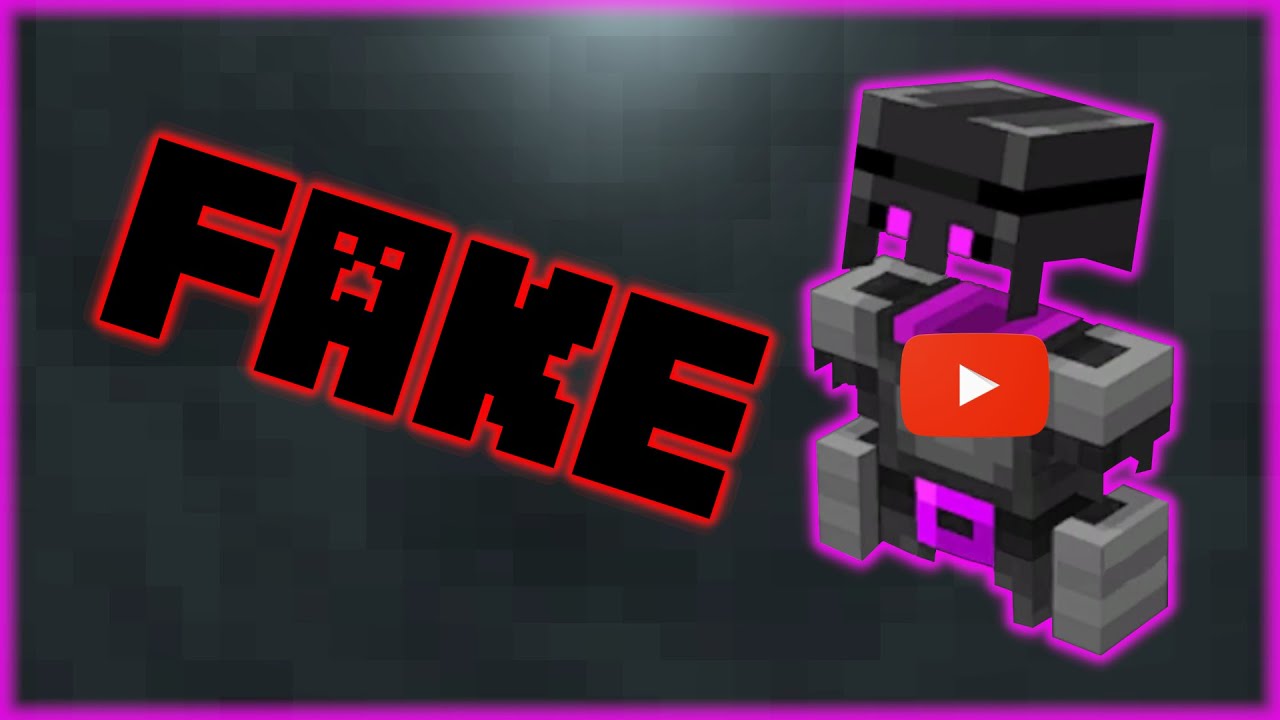 Fake video debunked! - "Curious Armour in minecraft dungeons - proof"
